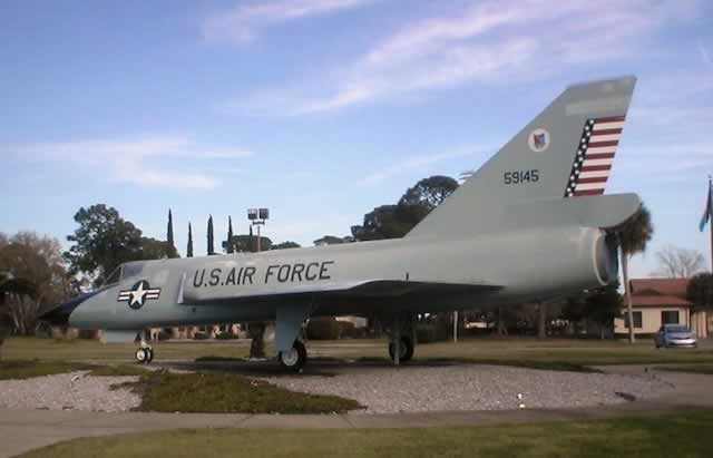 F-106A on display at Tyndall AFB, Florida